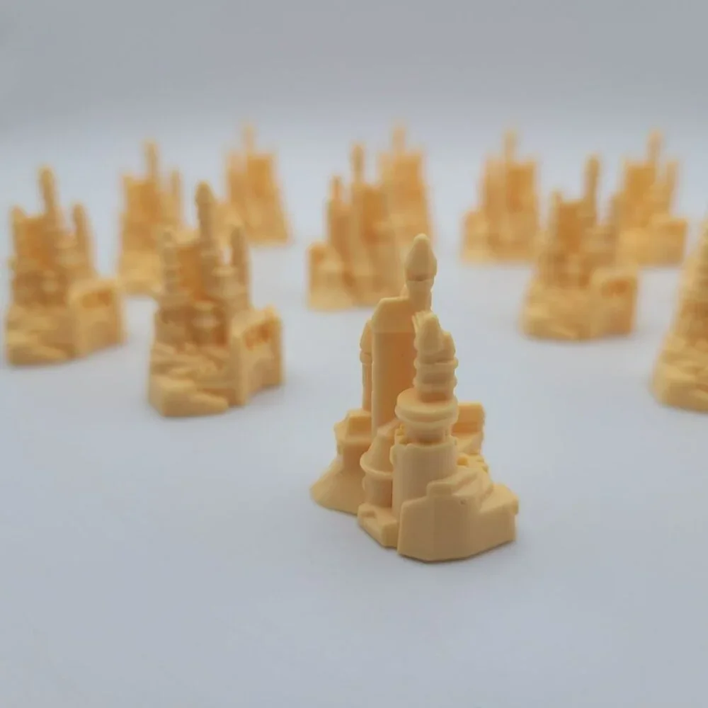 Disney Castle Monopoly Junior Princess Cupcake Topper Replacement Pieces Tokens‎